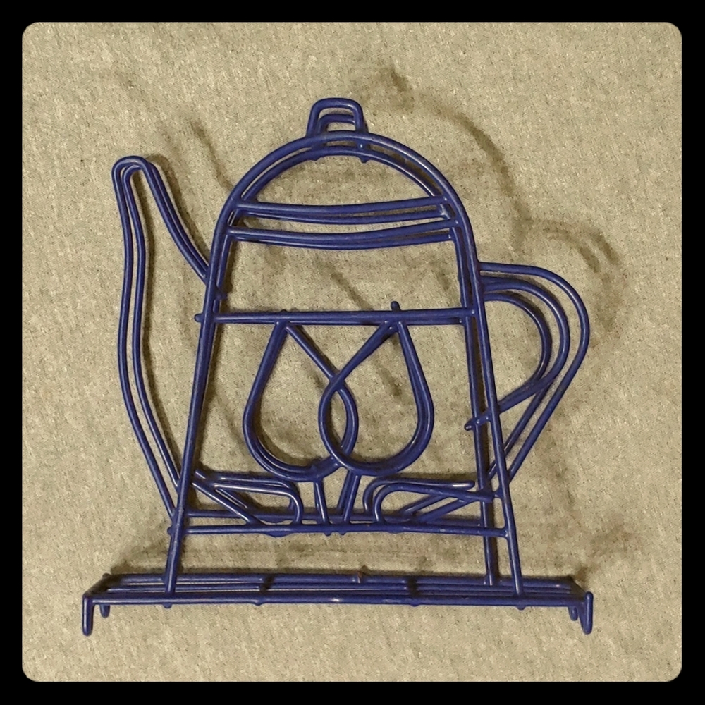 Adorable Blue Tea Pot Napkin Holder 😍